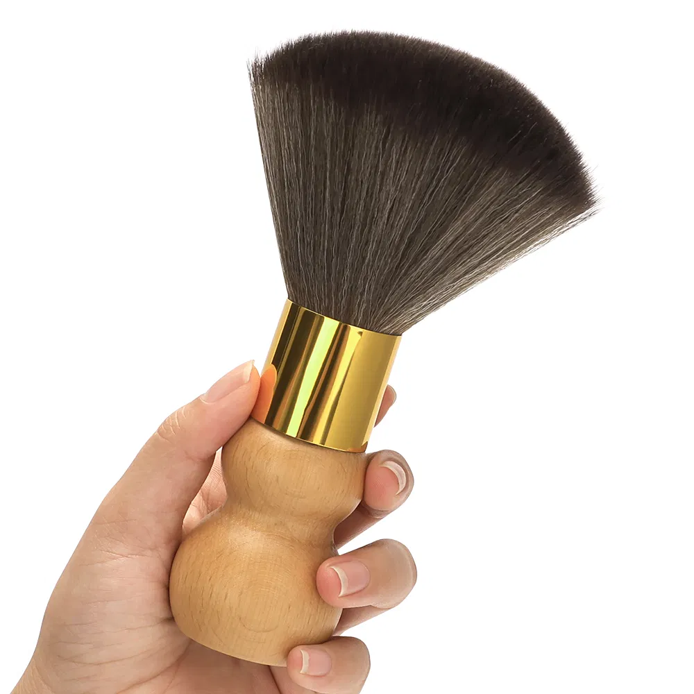 OEM Custom Barber Hair Cutting Cleaning Hair Sweep Brush Large Barber Neck Duster Brush
