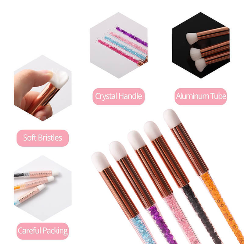 Wholesale Price Diamond Eyelash Shampoo Cleaning Brush, Multi-Functional Brush.