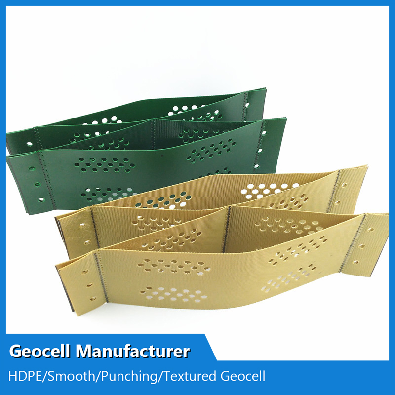 150-330-1.0mm/150-356-1.0mm/150-445-1.0mm/150-500-1.0mm/150-660-1.0mm Punching/Honeycomb/Geoweb Geocell Manufacturer