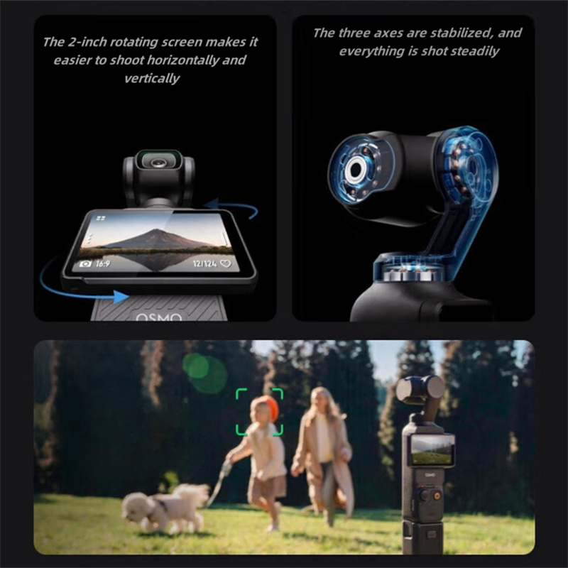 2. Ultra-Durable ABS Camera Mount for Stabilized Handheld Sports Cameras