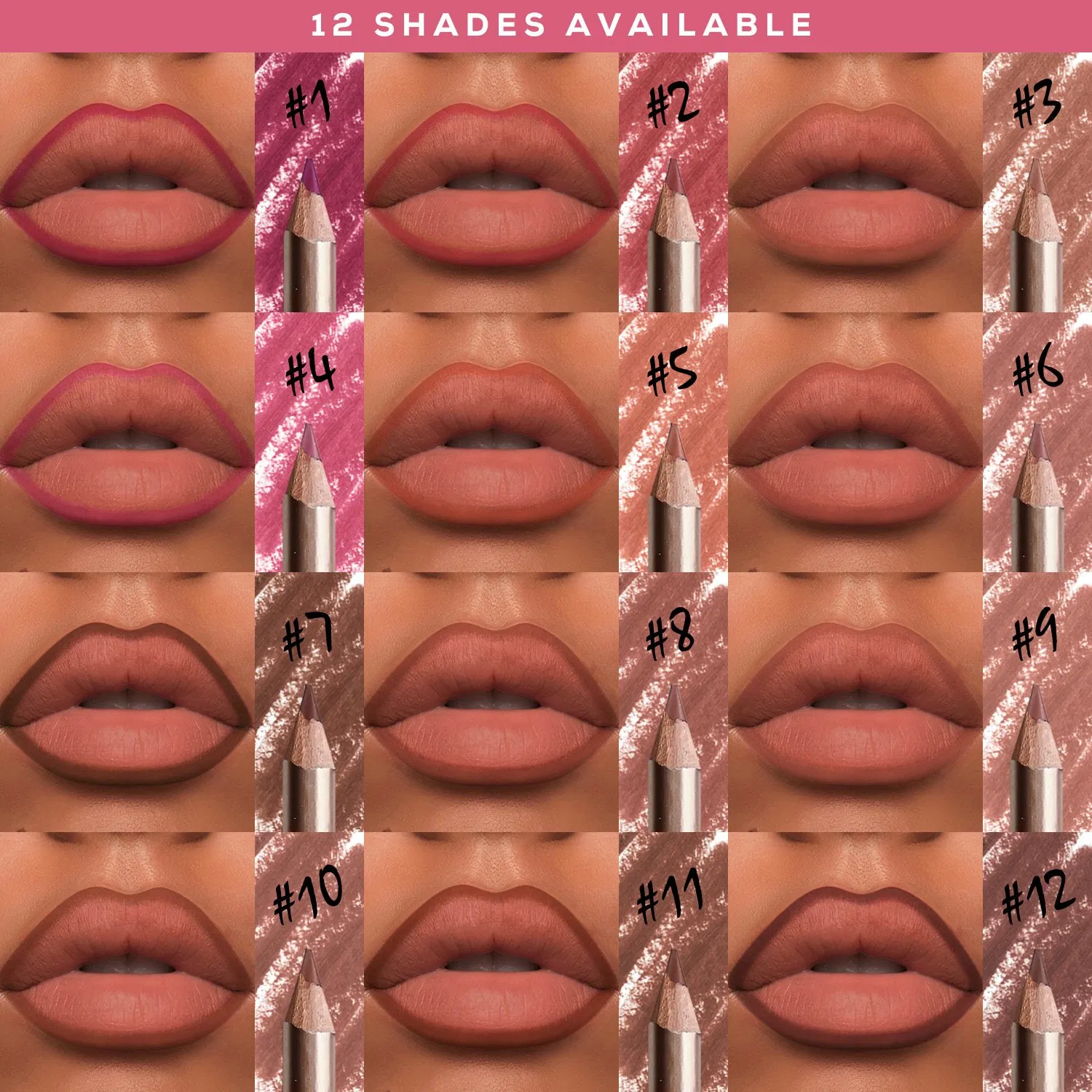 Wholesale Custom Logo Waterproof Private Label Creamy Wooden Lip Liner