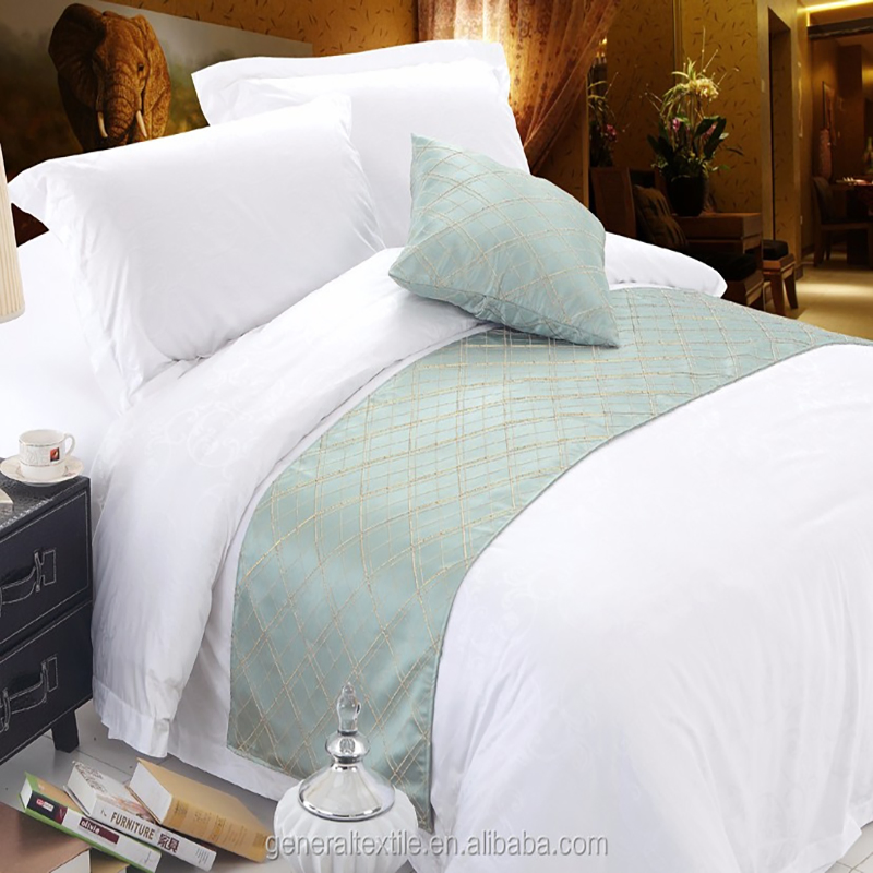 Hotel Collection 100% Cotton Jacquard Luxury Bed Runner