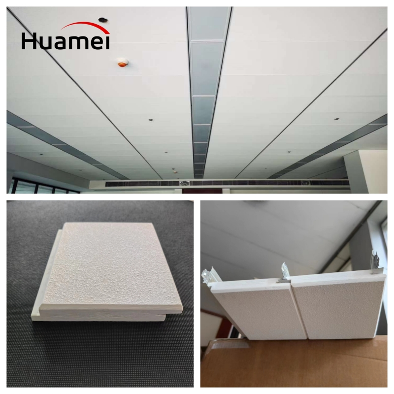 Hot Sale European Standards Sound Absorbing Fiberglass Acoustic Ceiling Panel for Office