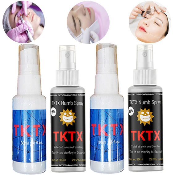 New 99% Tktx Numbing Spray Gel Foam 30ml Anesthesia Spray Numbness Gel Tattoo Supply