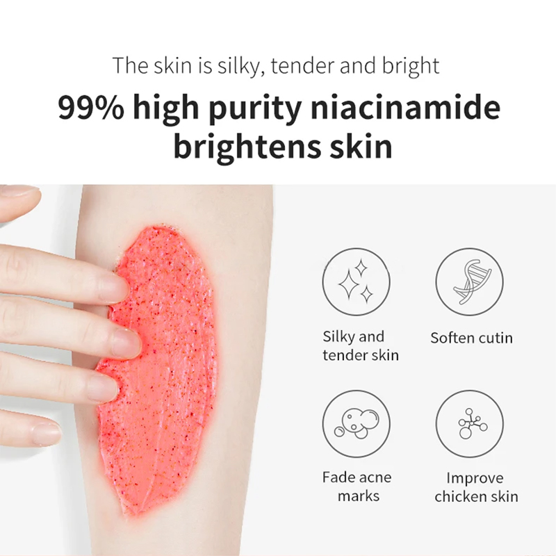 Ditong Oemodm Tomato Scrub Organic Bath Salt Improve Chicken Skin Exfoliant Whitening Body Scrub