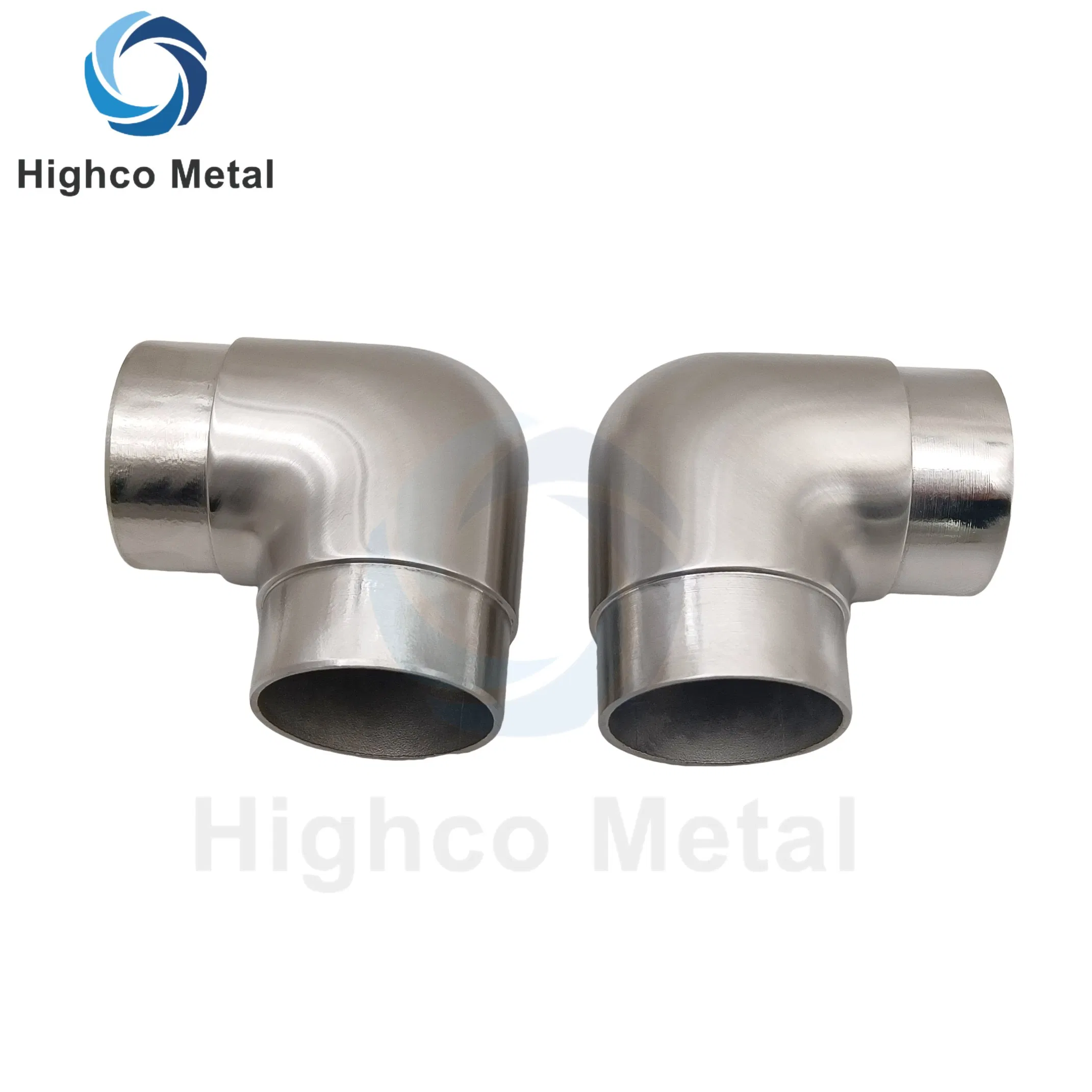 Stainless Steel 90 Degree Tube Joiner Handrail Elbow Stair Railing