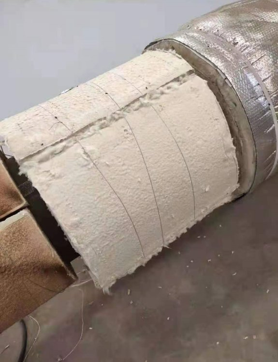 Fire Proof Refractory Materials Calcium Silicate Tube Shell Insulation Tube Shell