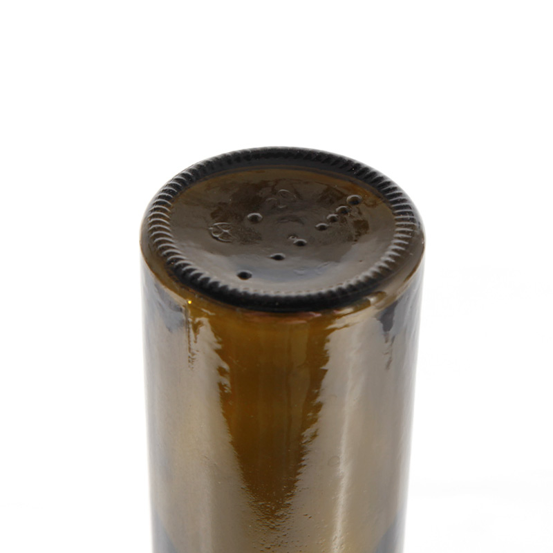 Amber Brown Round Glass Dorica Olive Oli Bottle 250ml 500ml 750ml