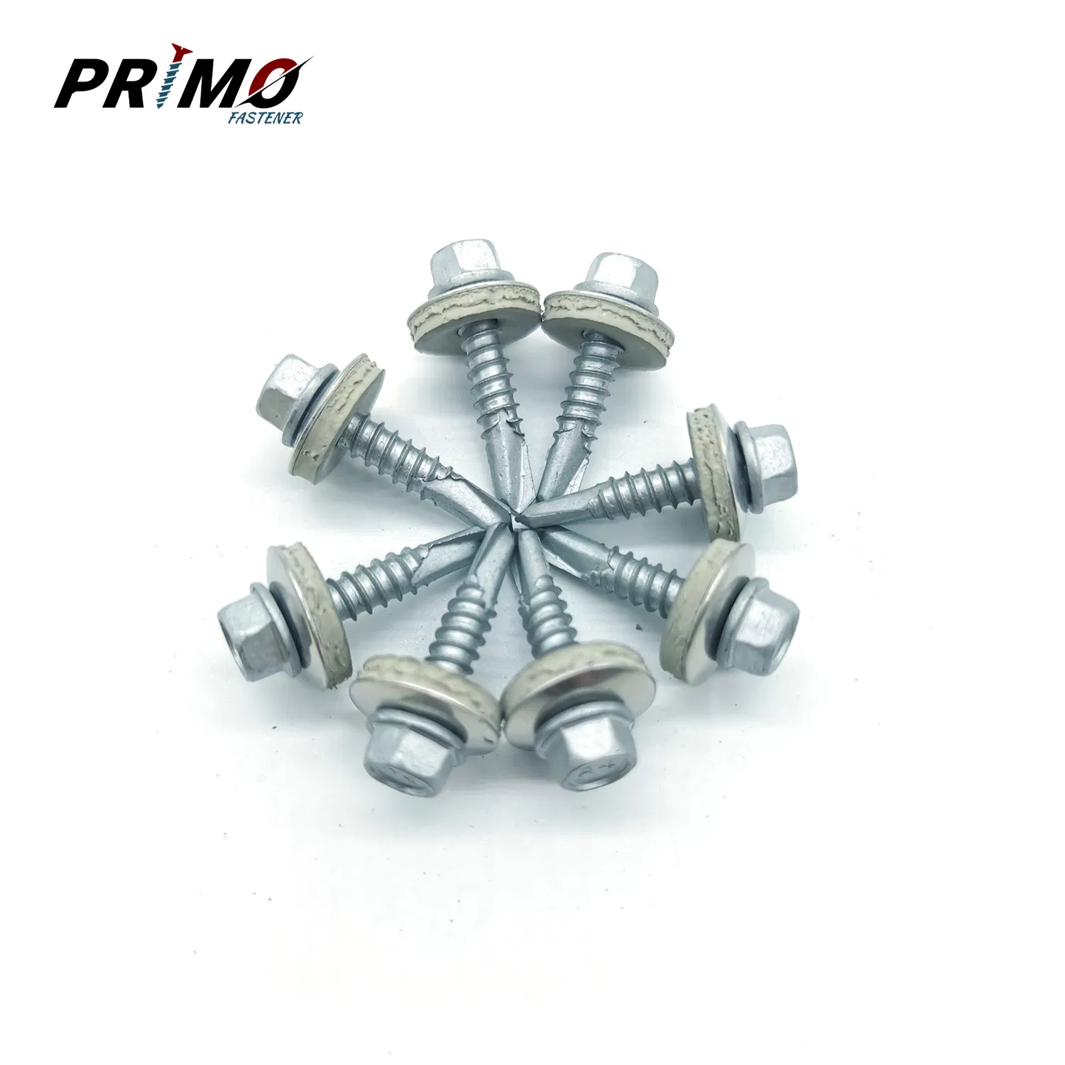 SS304 316 Scm435 Bi-Metal Stainless Screws Hex Head Bimetal Self Drilling Screw