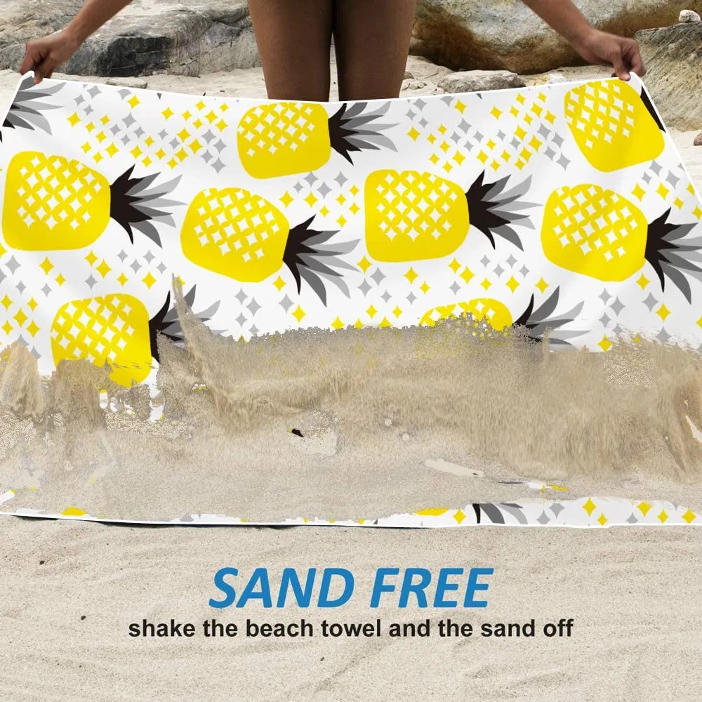 Lightweight Recycled Microfiber Towel for Travel and Leisure