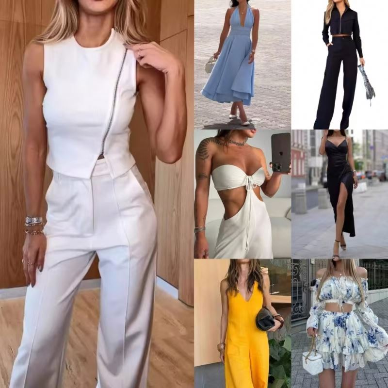 Одежда женская базовая платья футболки рубашки брюки