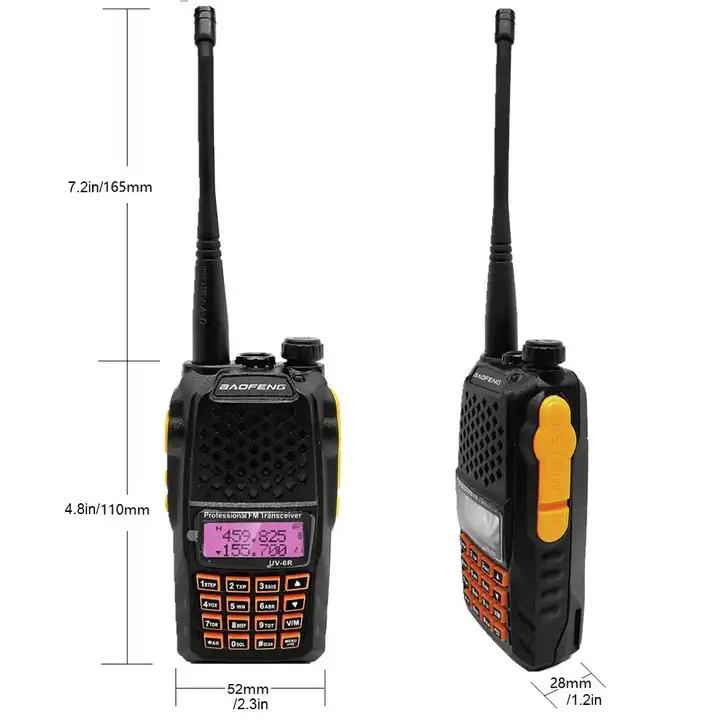 Портативная рация Baofeng UV-6R, двухдиапазонная