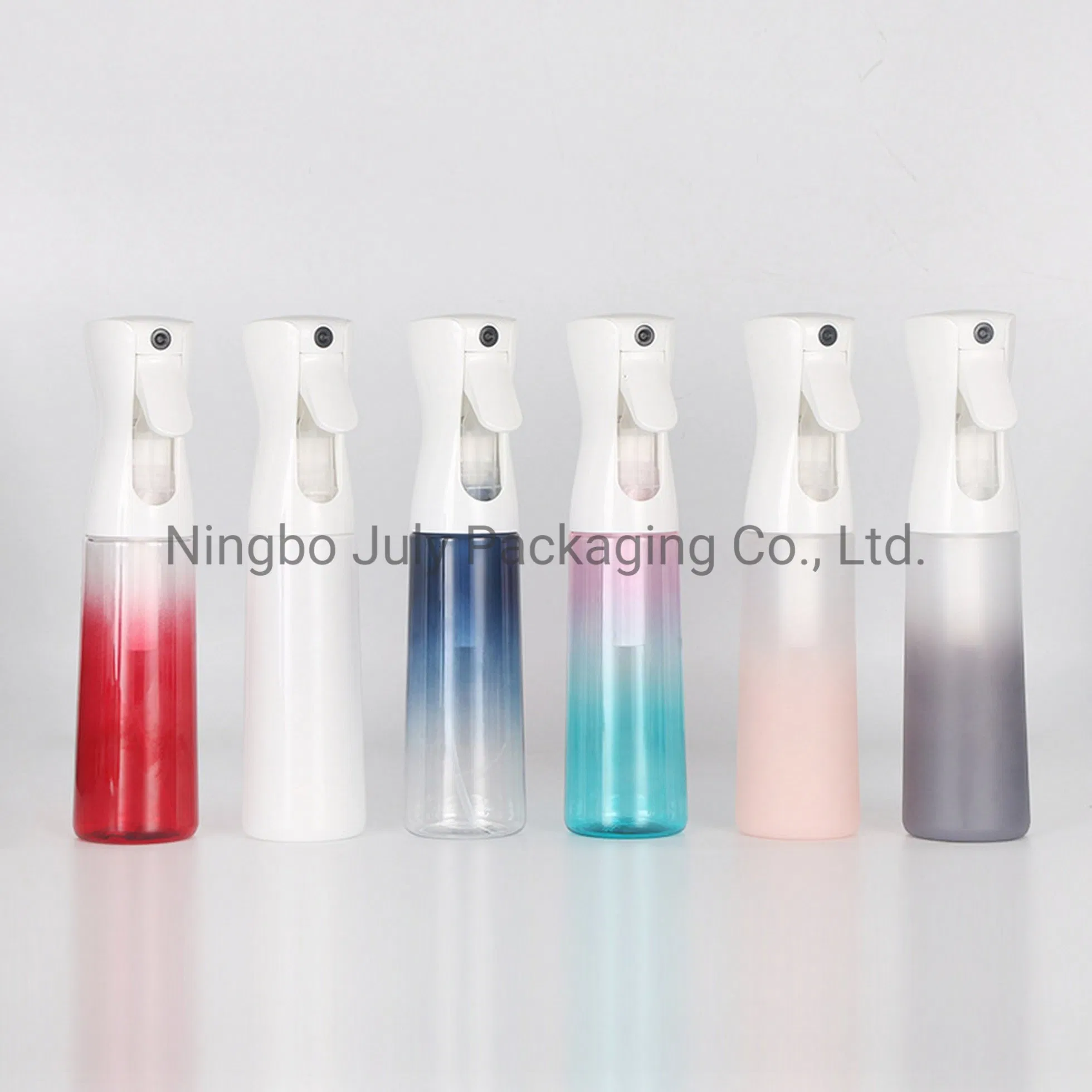 200ml Gradient Color Refillable Empty Continuous Spray Bottle