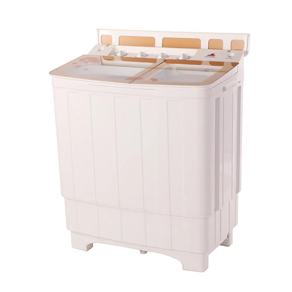13.5kg China Factory Flip Glass Double Bucket Top Mounted Household Semi-Automatic Washing Machine