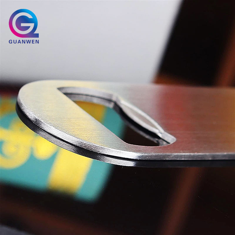 Home and Kitchen Stainless Steel Bottle Opener Heavy Duty Beer Flat Bottle Opener