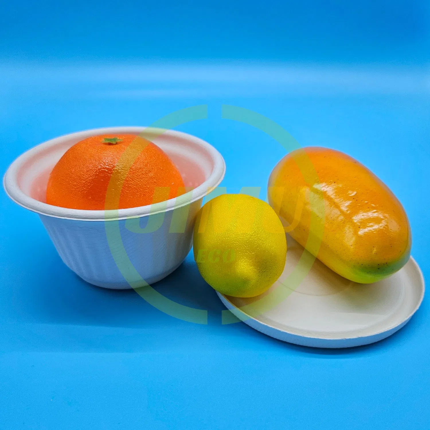 400ml Disposable Biodegradable Sugarcane Bagasse Tableware Manufacture Recyclable Food Salad Lunch Bowl