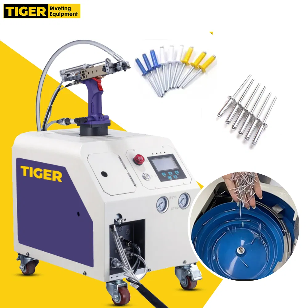 Automatic Feeding Riveter Double Gun Auto Rivet Gun Tools for Blind Rivets
