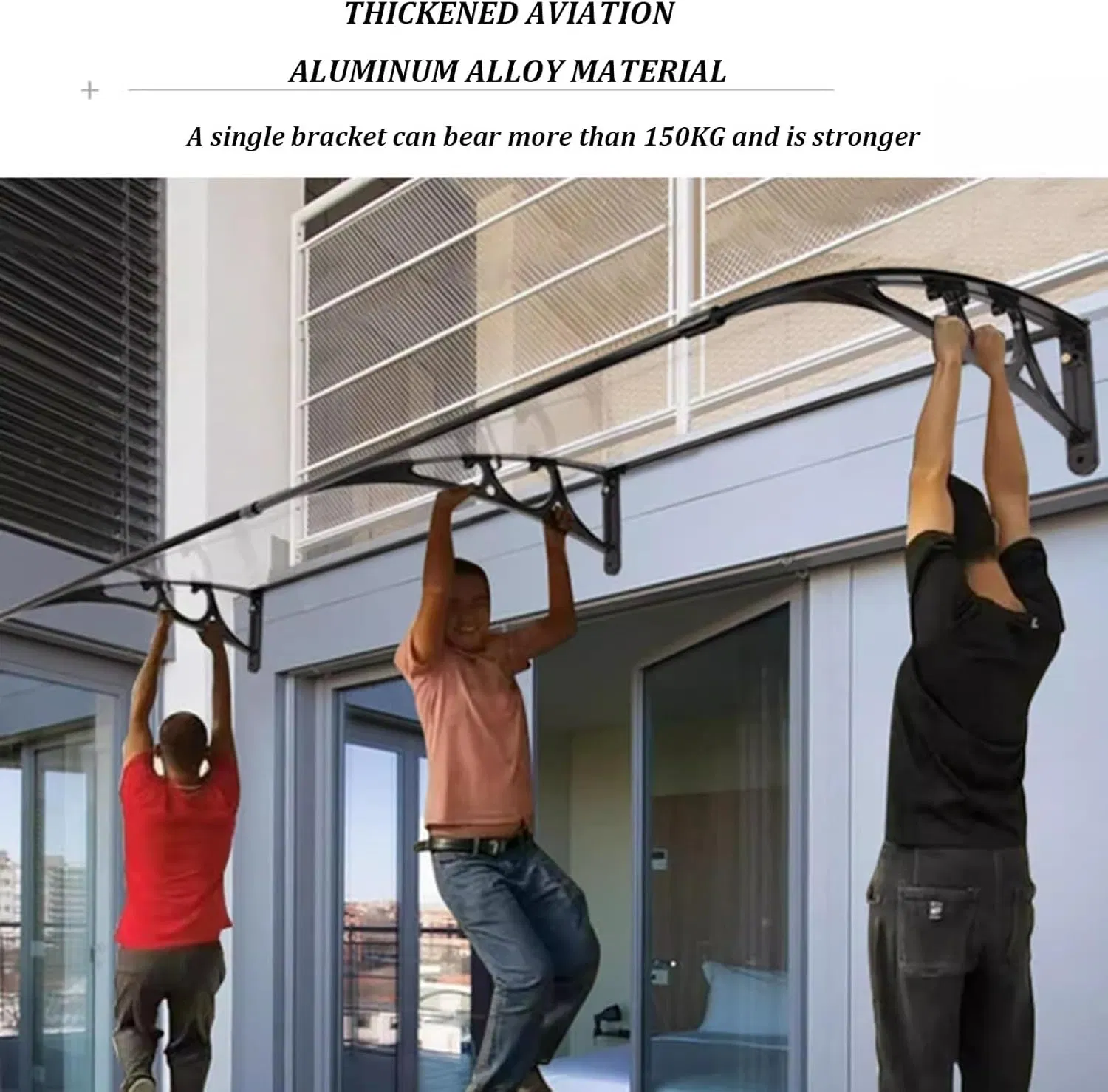 Aluminum Alloy Awning Outdoor Sunshade Courtyard Patio Cover Rain Balcony Canopy