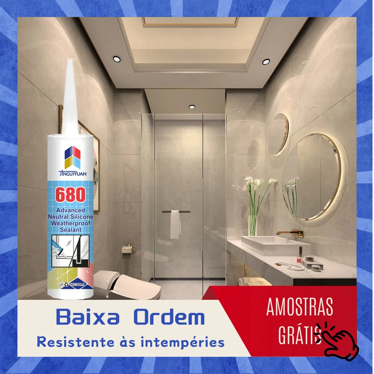 Selladores PARA Maquinaria Productos Impermeabilizantes Silicona Sanitaria Transparente