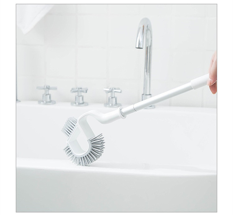 Мягкая туалетная щетка с держателем, креативный дизайн