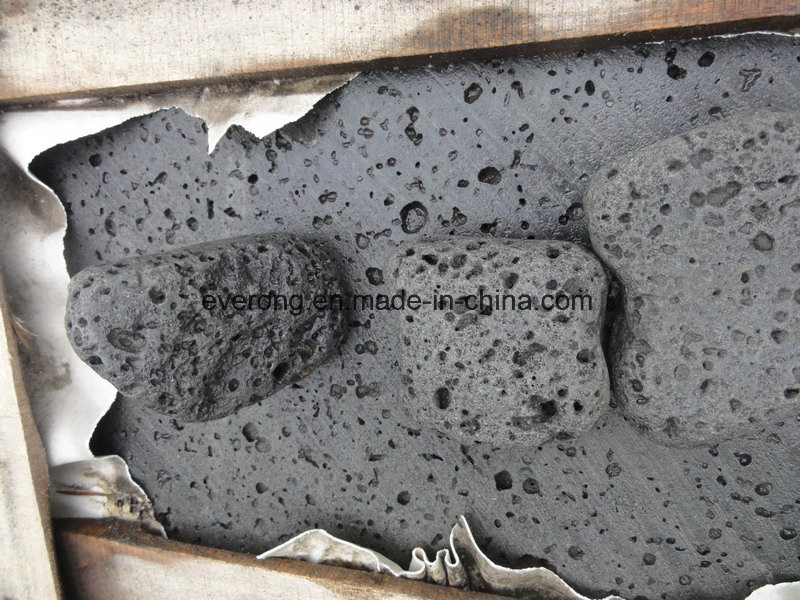 Natural Lava Stone Basalt with Big Hole for Flooring Paver