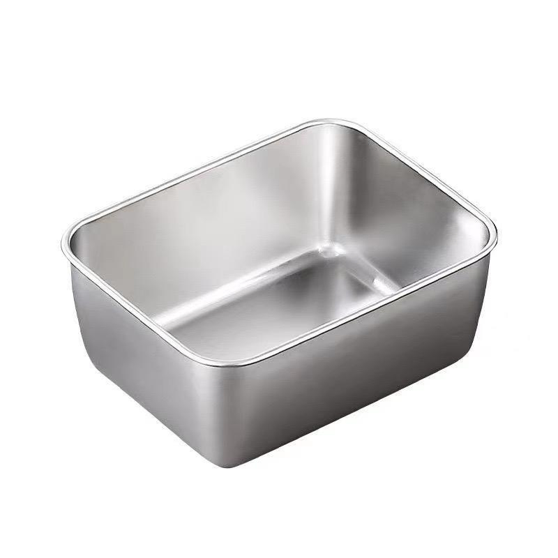 Factory Wholesale Storage Metal Food Baking Cake Pan Stainless Steel Food Restaurant Hotel Steam Table Pans