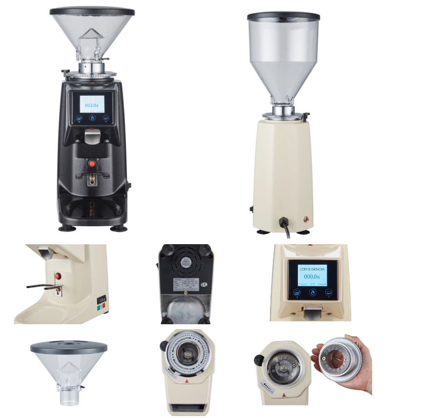 Cheap Espresso Coffee Grinder/Commercial Bulk Adjustable Titanium 60mm Burr Coffee Grinder