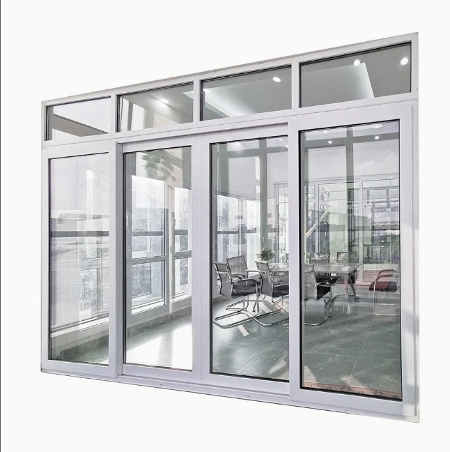 Hot-Selling Grid Design PVC/U-PVC Sliding Door with Low Price