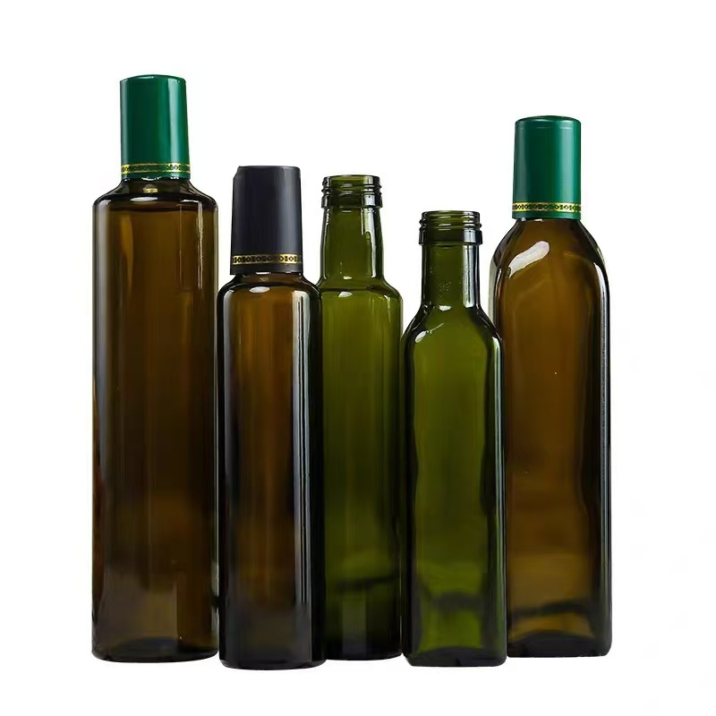 250ml 500ml 750ml 1000ml Green/Amber Glass Olive Oil Vinegar Bottle