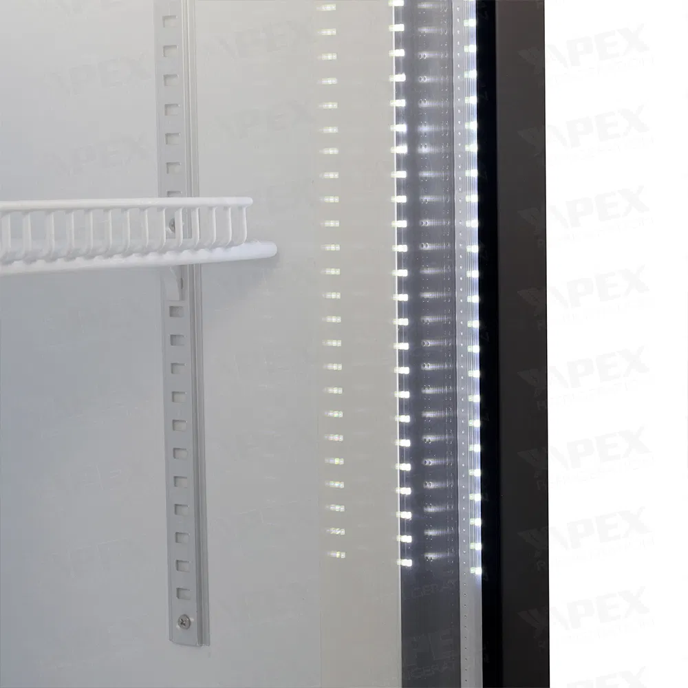 Three Door Upright Display Cooler with Dynamic Cooling
