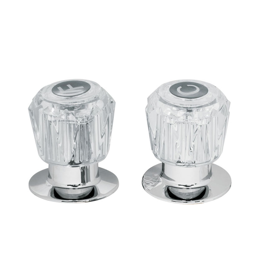 Прозрачная акриловая ручка для душевого смесителя