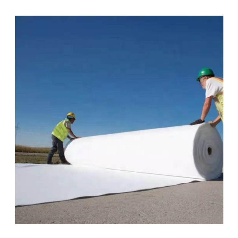 Pet (polyester) or PP (polypropylene) by Nonwoven Needle Punched Geotextile 100-800g
