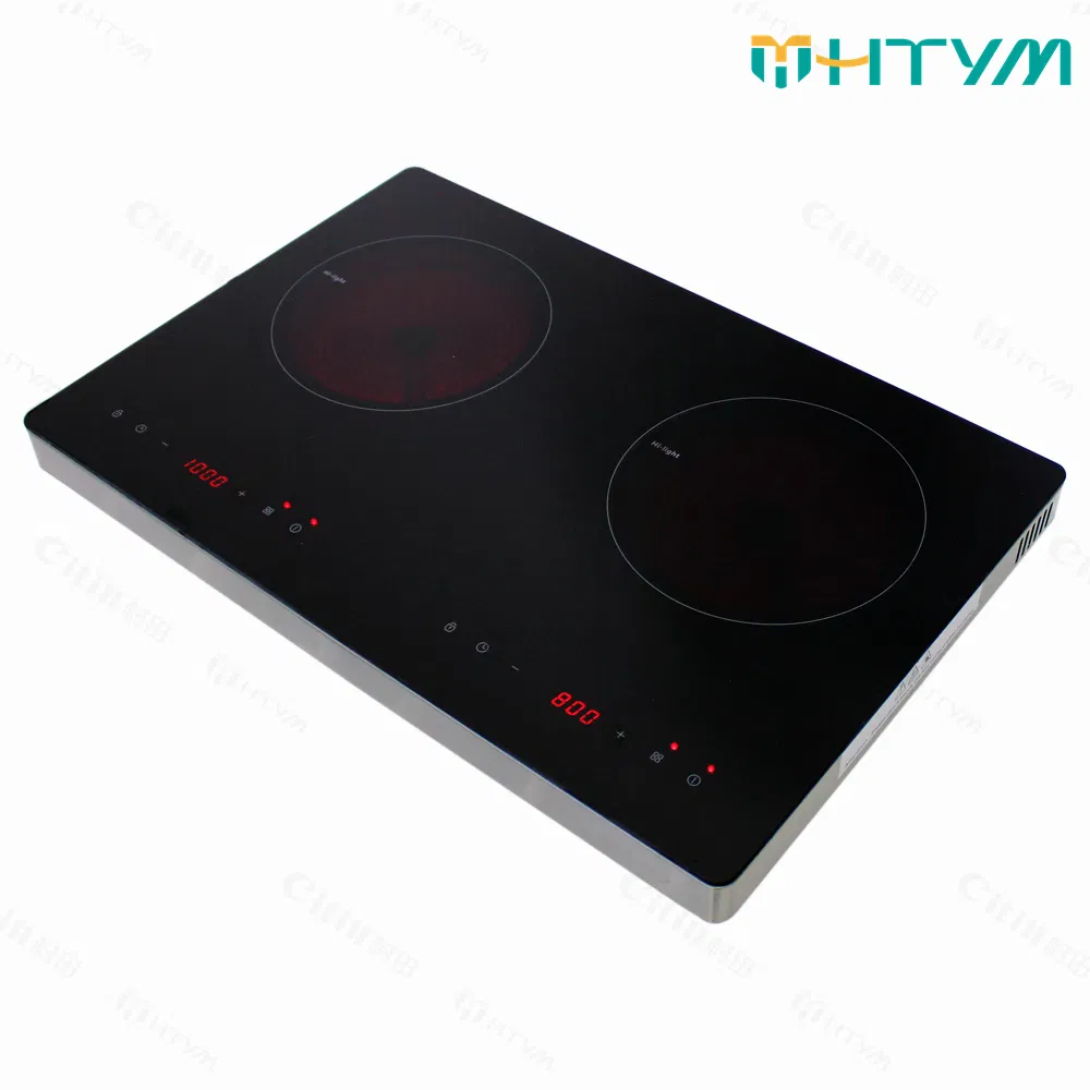 Touch Control High Power Electric Double Ceramic Hob for Versatile Cooking