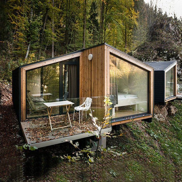 Deepblue Smarthouse Prefabricated Light Steel Prefab Modular House for Holiday