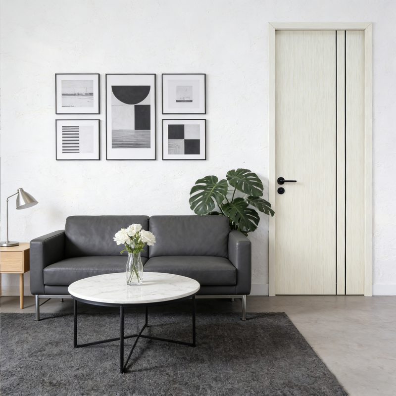 New Design Home Bedroom Kitchen Bathroom Hotel PVC Door Interior