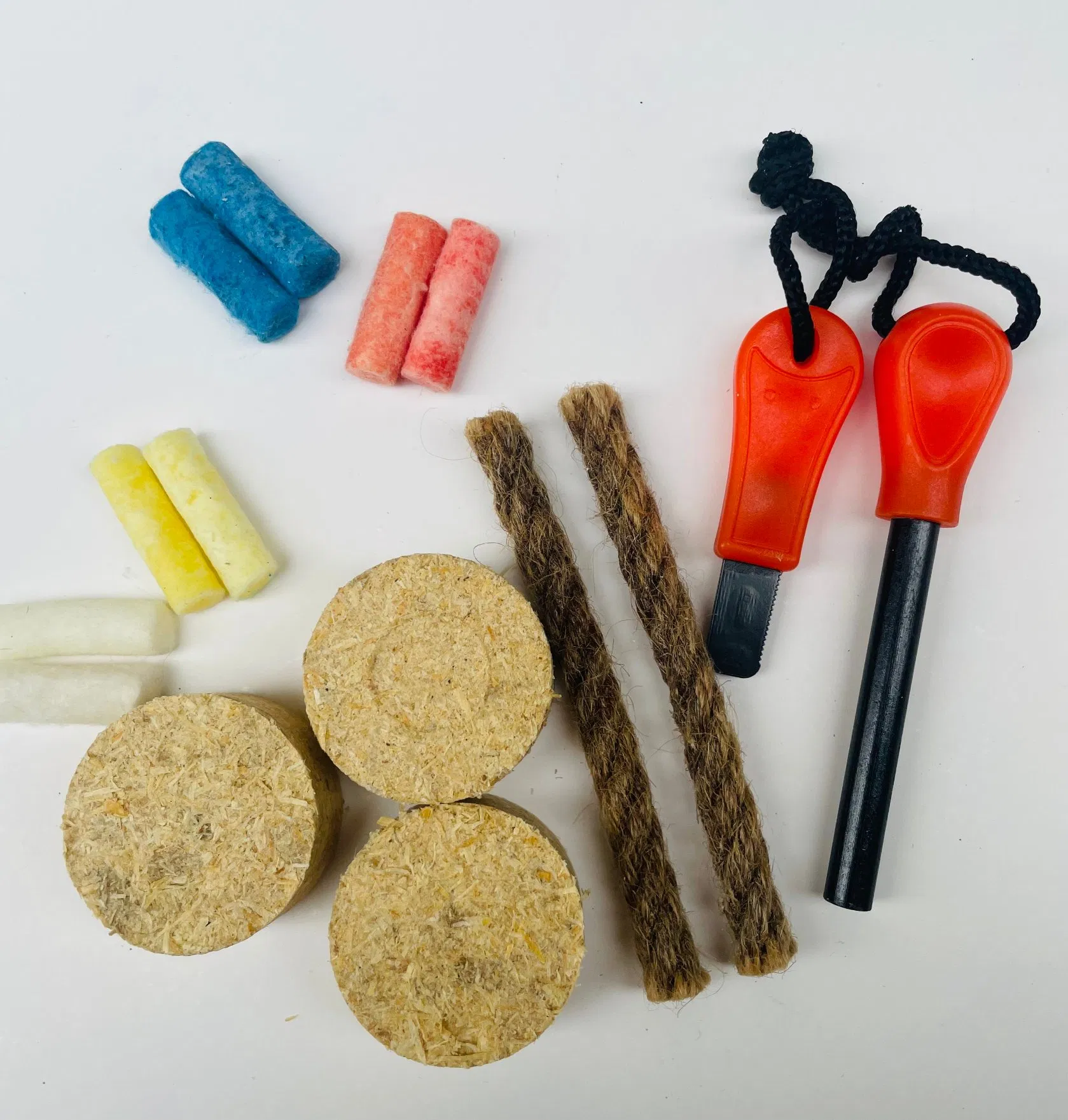 Combination Style Fire Starter Set for Campfires Outdoor Barbecue Camping Natural Charcoal Fire Starter