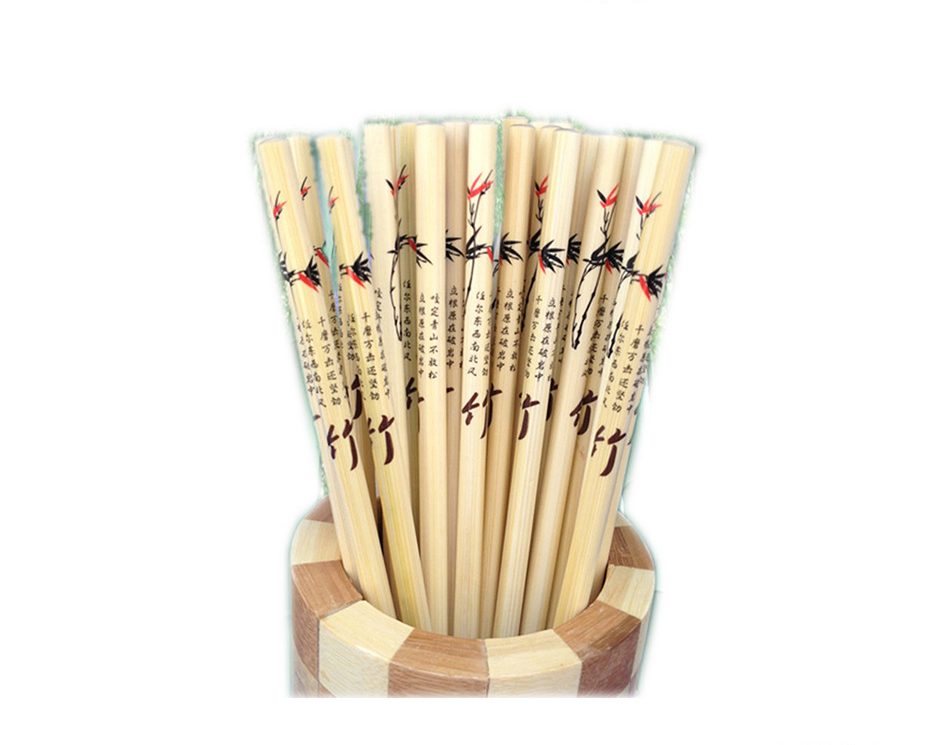 Chinese Plastic Packing Bamboo Chopsticks