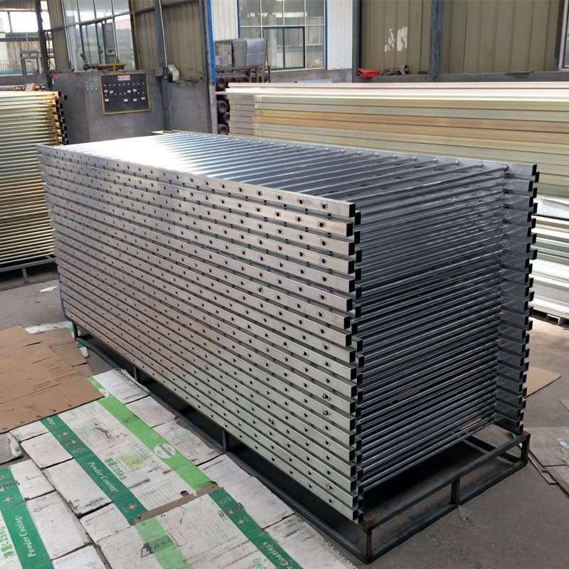 Manufacturer Decorative Aluminium Wire Fence Panels Aluminium Slotted Post Slat Fence Panels Rural Aluminium Fencing