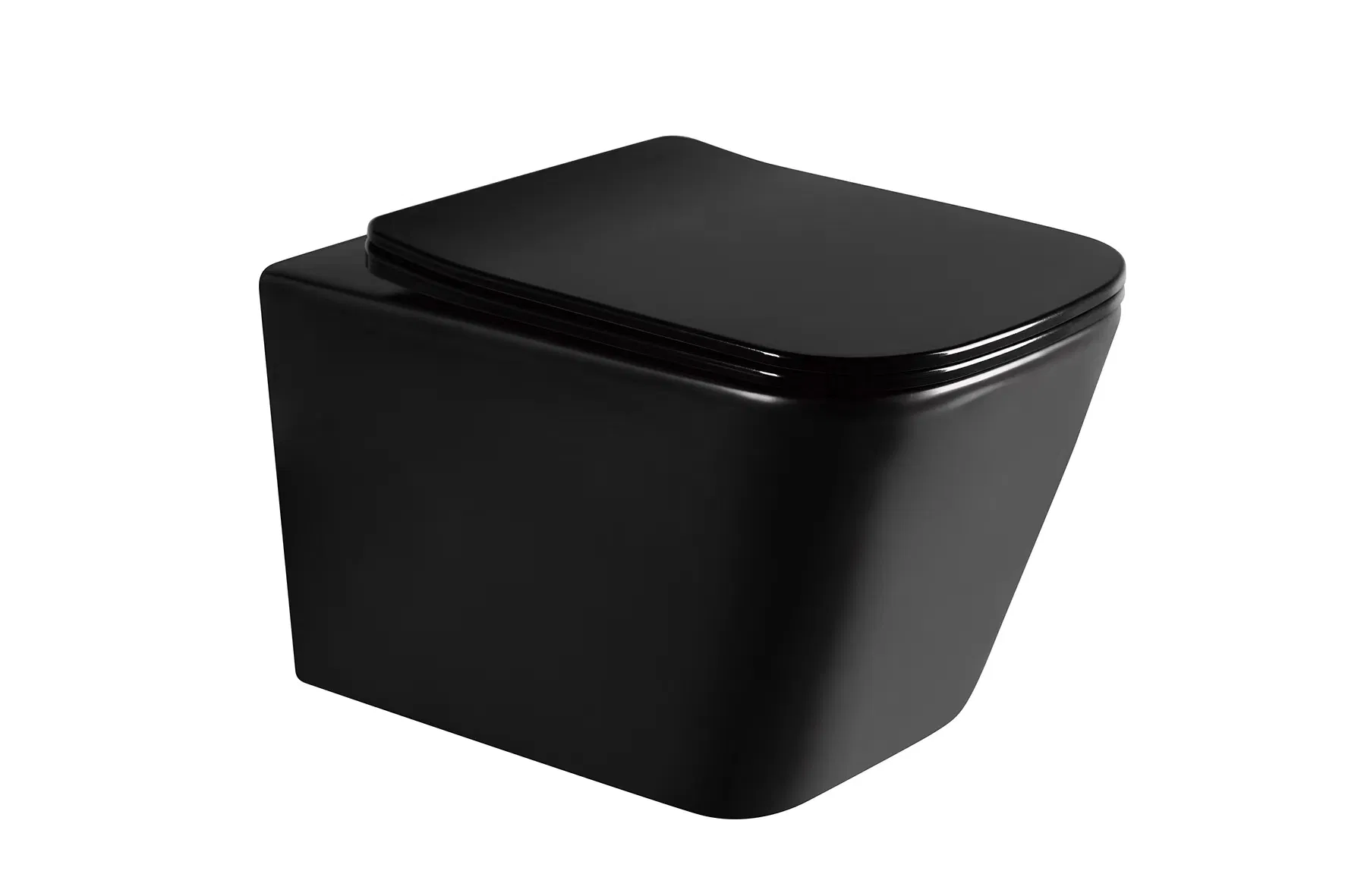 Настенная раковина Livingstones в стиле лофт, матовый черный