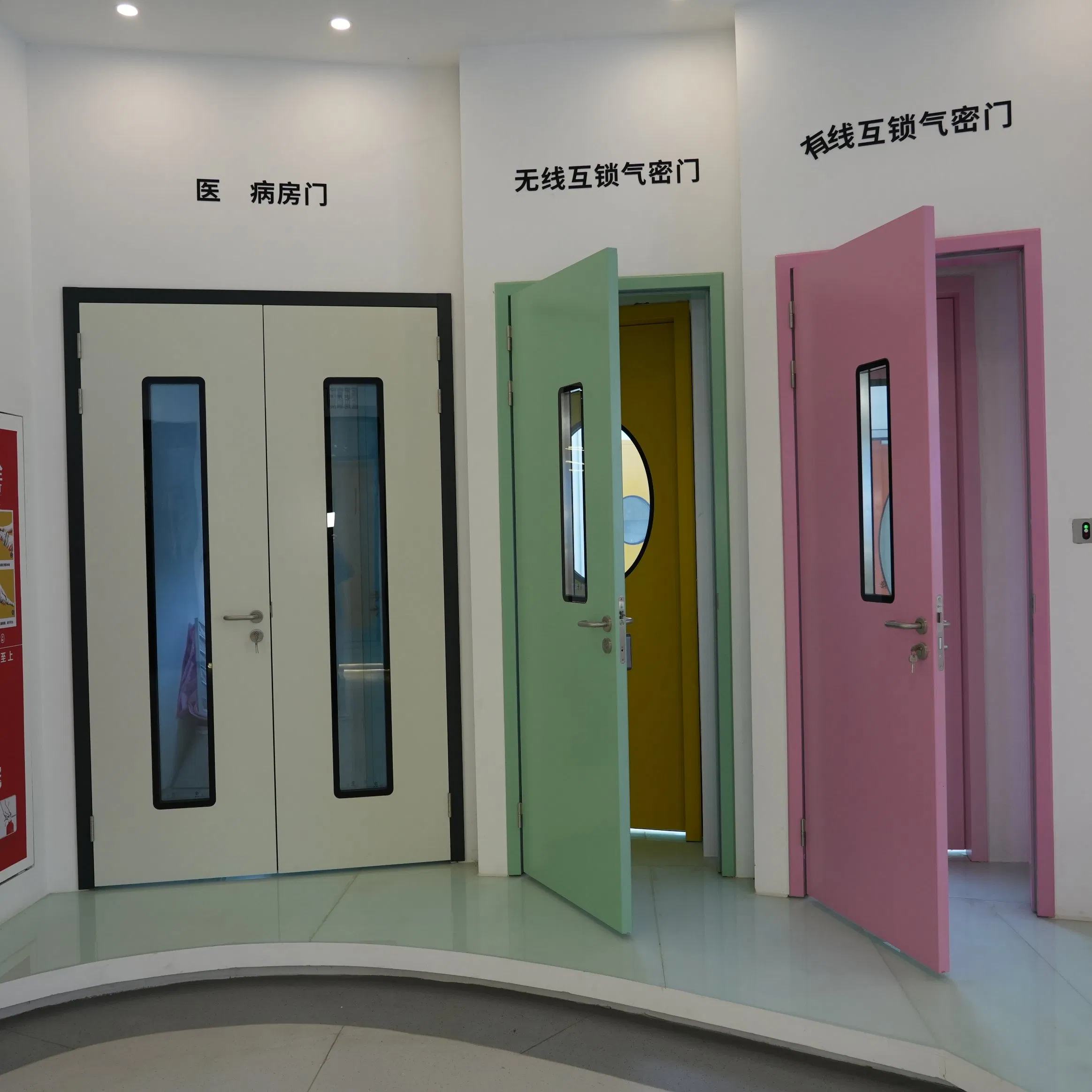 Customized Size Color Hospital-Grade Air-Tight Operation 2mm Lead Sheet Pure Lead Door Automatic Medical Door