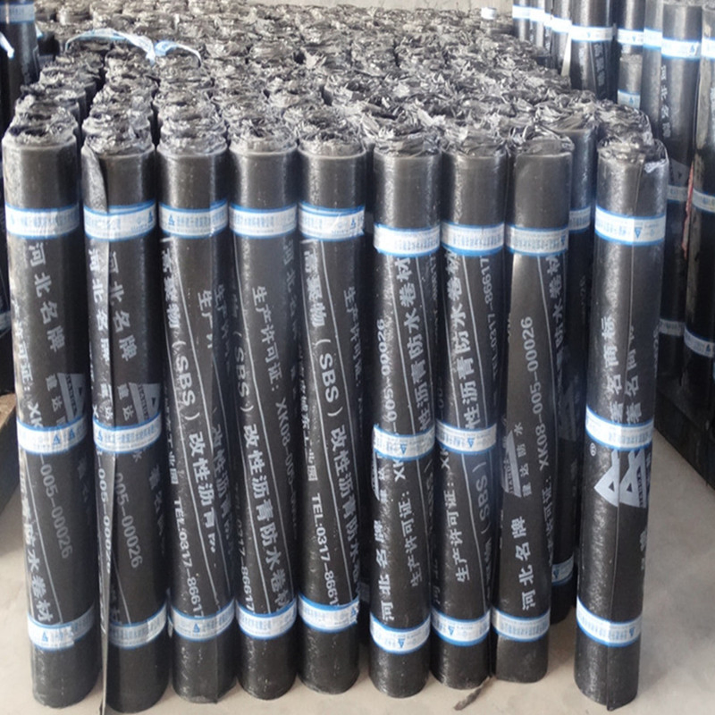 High Tensile Good Flexible Polyester Reinforced Sbs Modified Bituminous Waterproof Membrane for Concrete Roof