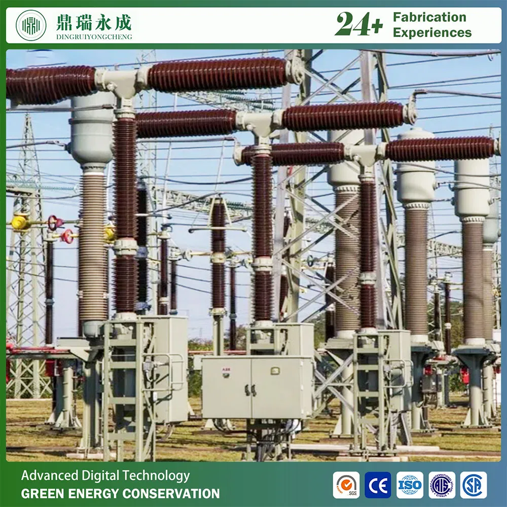 Transformer Package Substation Gantry Hot DIP Galvanized Steel Support Structure Used for Lattice Tubular Towers for Power Transmission