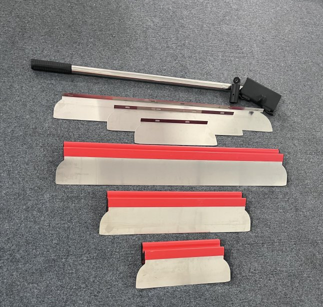 Putty Knife Drywall Skimming Blade Set with Handle