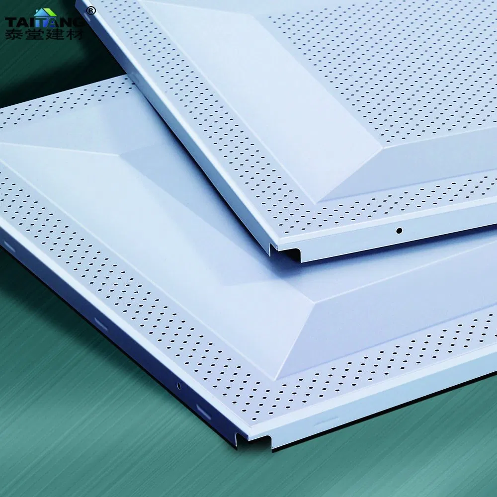 Metal Baffle Ceiling Clip-in Decorative Suspended Ceiling Tiles 1200 X 600