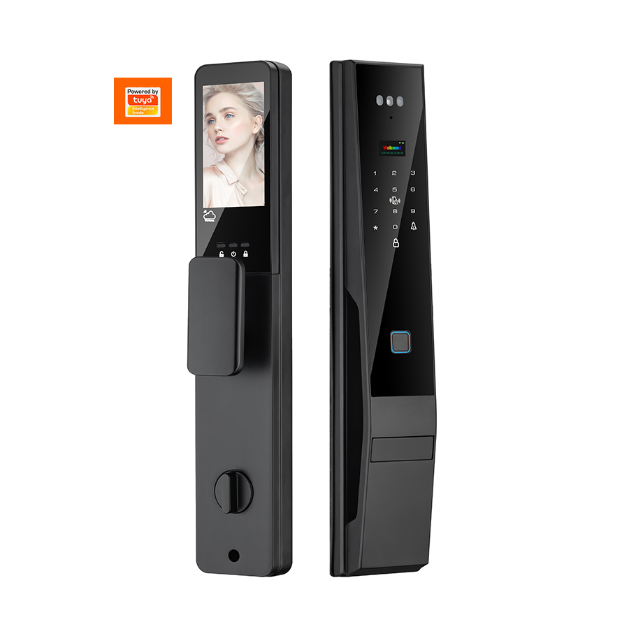 Smart Locks 3D Face Electric Digital Safe Locks Tuya WiFi Smart Camera Fingerprint Door Lock