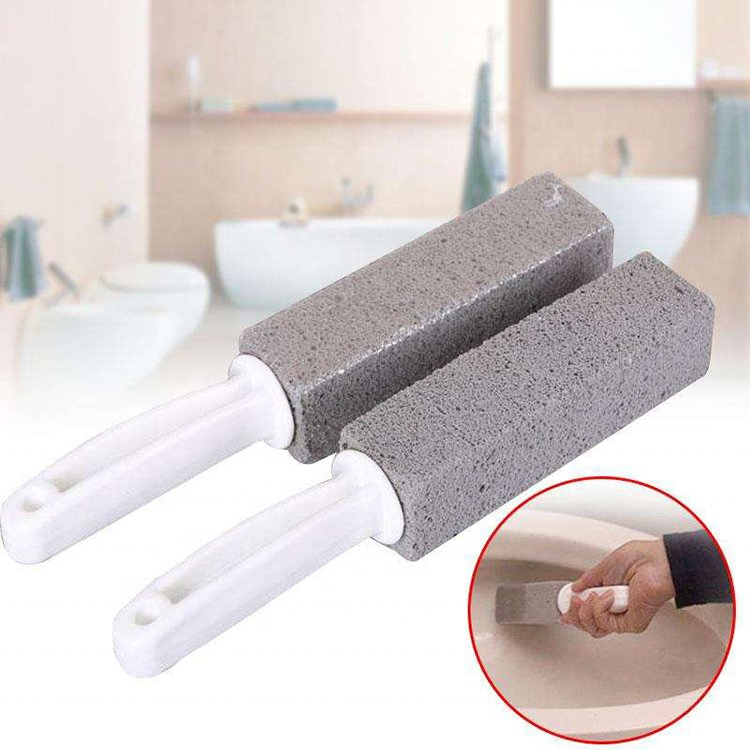 14*4*4cm Gray White Toilet Bowl Ring Cleaner Pumice for Bathroom