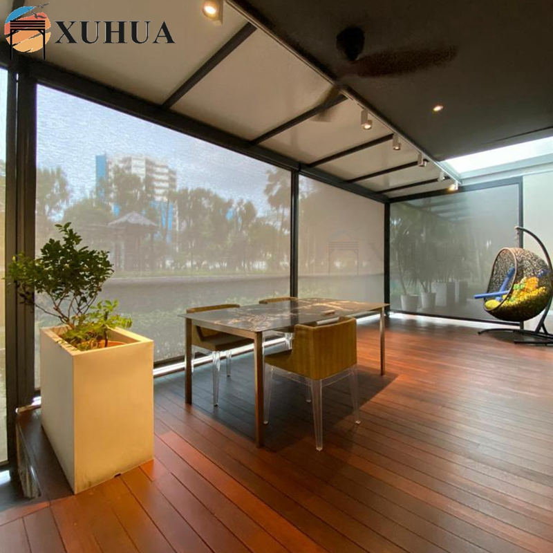 Xuhua Outdoor Ziptrack Waterproof Fireproof Manual Exterior External Roller Shutters Blinds Shades