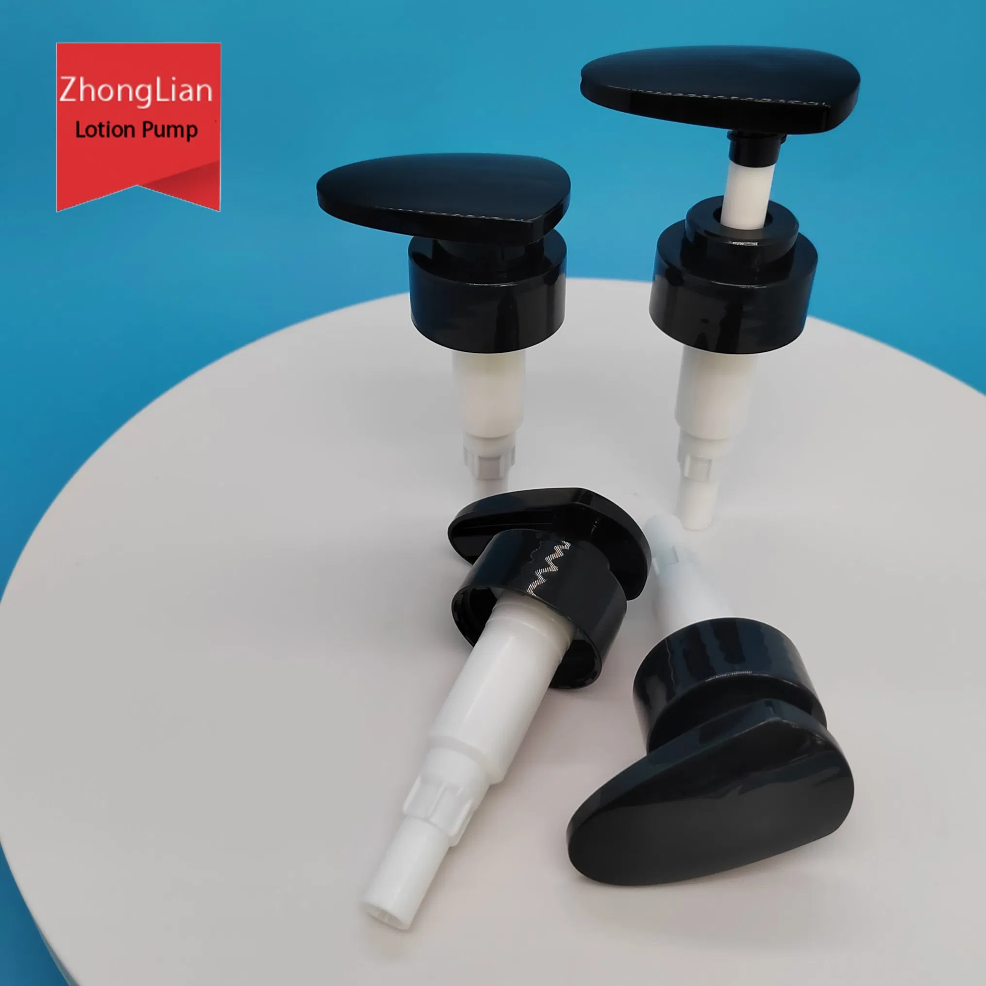 Zhongian Factory Supply 28/410 33/410 Black Shampoo Pump Soap Lotion Pump