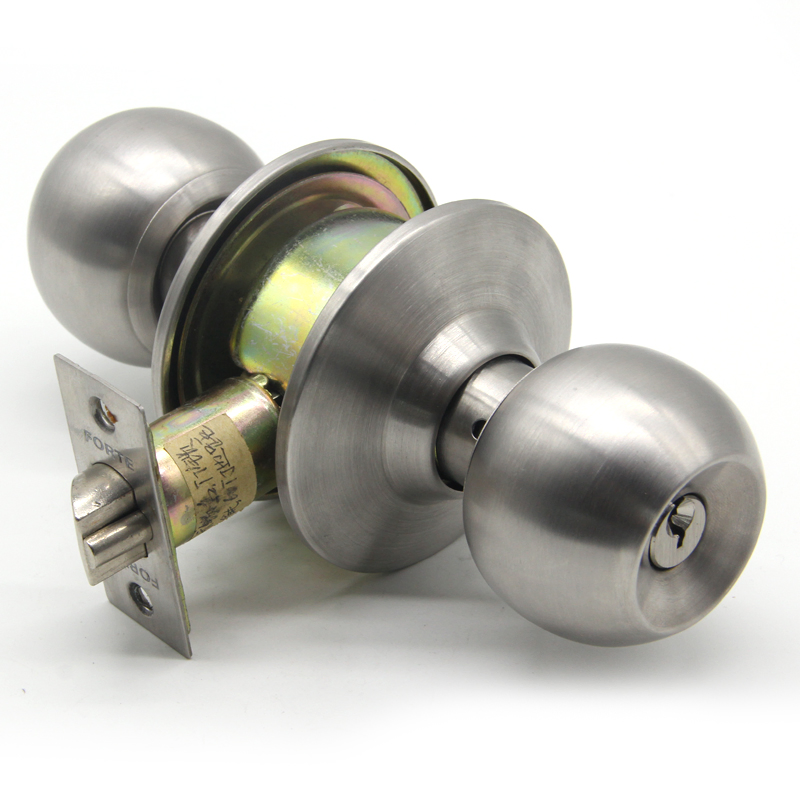 American UL Cerraduara De Embutir Para La Puerta Stainless Steel Cylindrical Tubular Handle Knob Door Lock