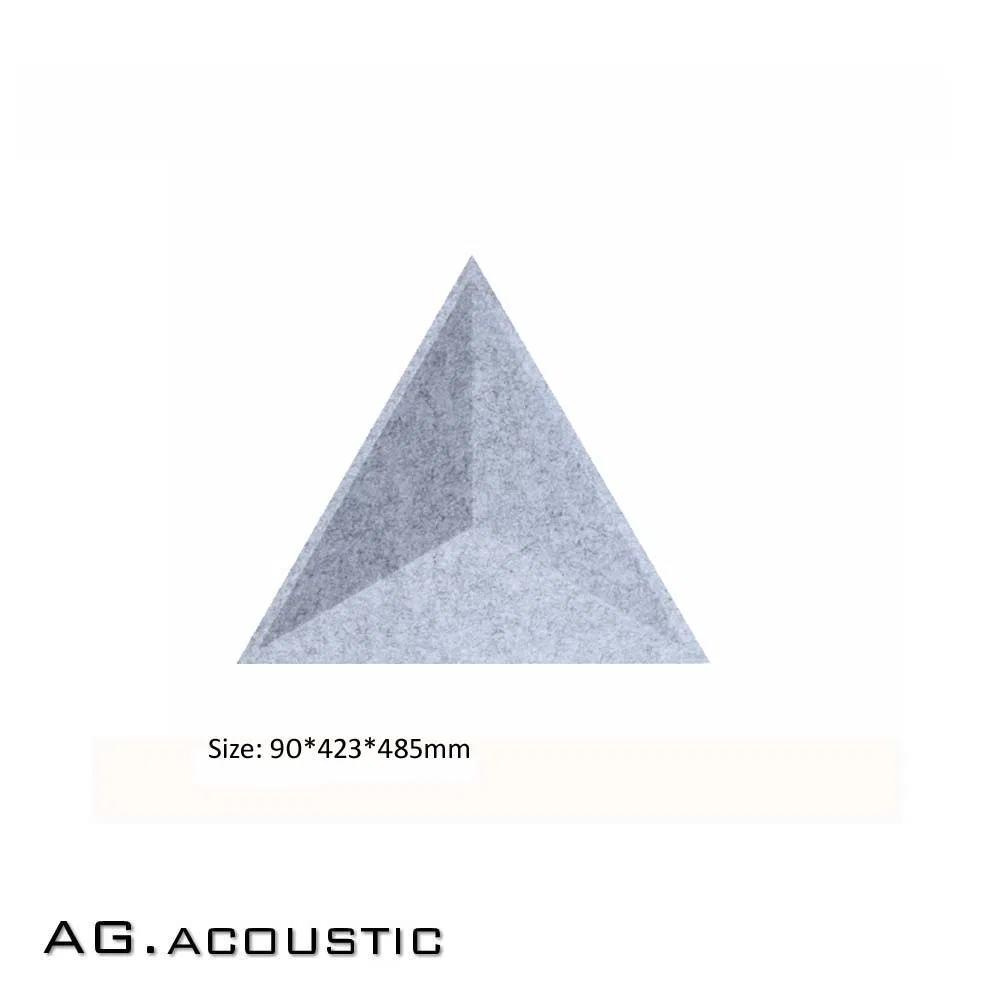 AG. Acoustic Wall Ceilings Decoration Polyester Fiber Noise Reduction 3D Cubic Board